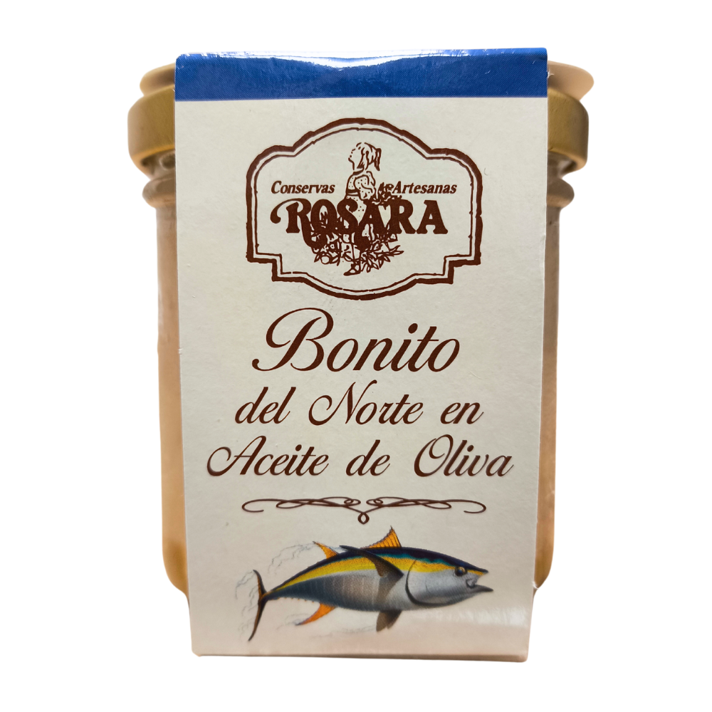 Bonito Del Norte en Aceite de Oliva Bote de Cristal 165 Gr