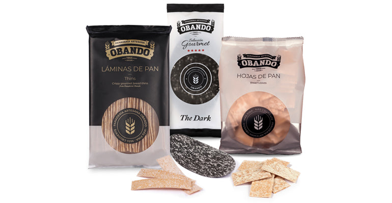 Picos Camperos Gourmet con Masa Madre - Panadería Artesana - Bolsa 140g | Obando