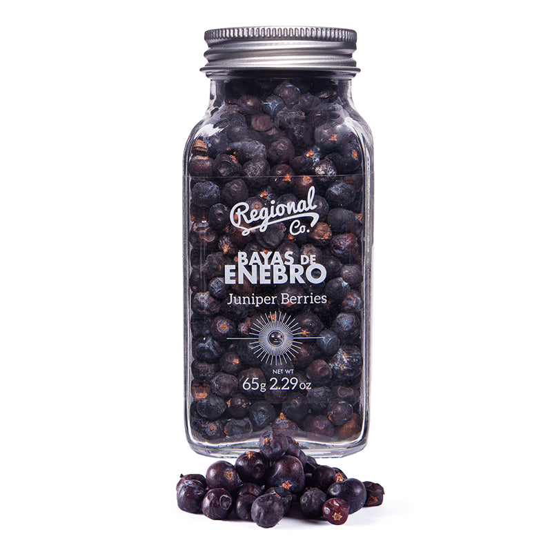 Bayas De Enebro Secas en Taro De Cristal 65 Gr | Regional Co