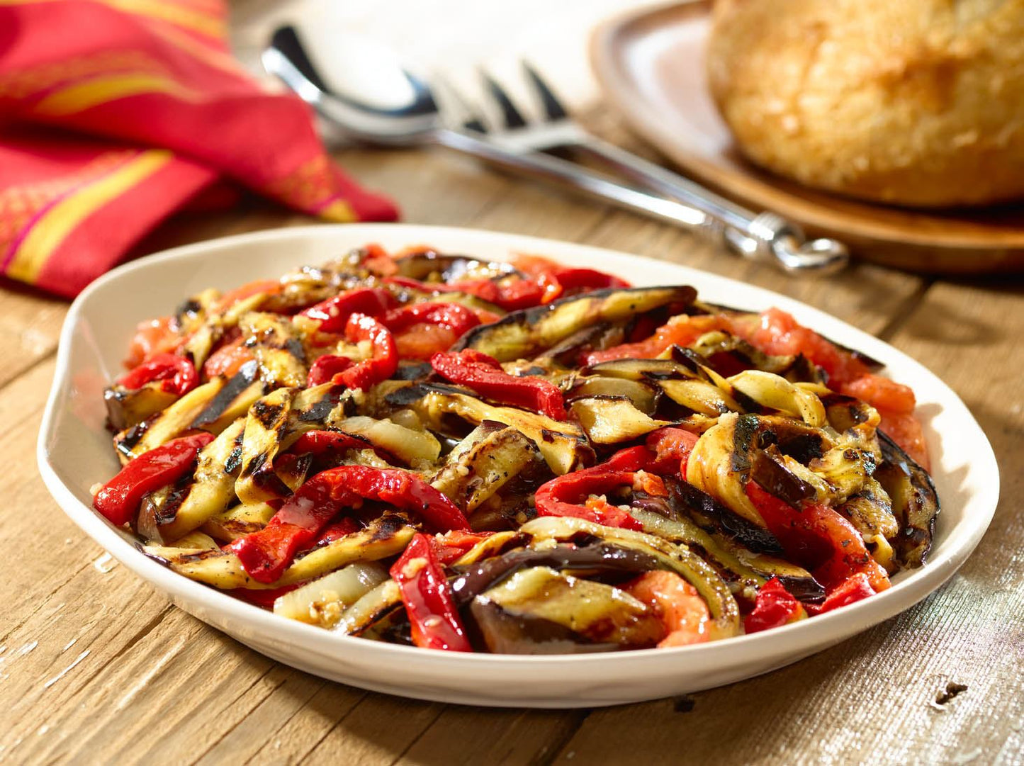 Escalivada - Bote De Cristal 260 Gr - Pimiento Rojo, Cebolla, Berenjena, Aceite De Oliva Virgen Extra - Sin Gluten | Cap D'Urdet