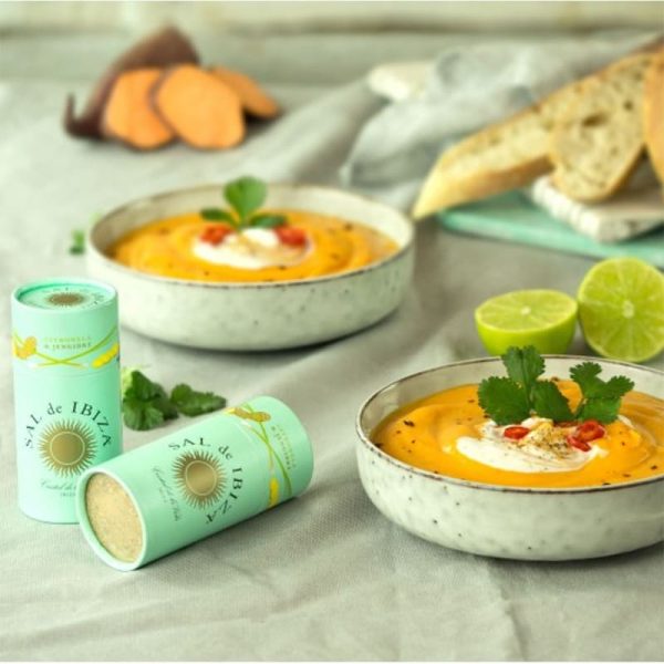 Granos de Sal Con Citronela y Jengibre 100 Gr | Sal de Ibiza