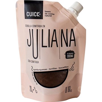 Sofrito Cebolla Confitada en Juliana 160 Gr - Base de Cocina Natural, 8 Horas de Cocción a Fuego Lento, Elaboración Artesana, Ingredientes Frescos, Sin Gluten, Sin Azúcares Añadidos