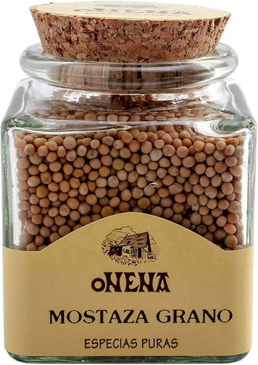 Mostaza Grano en Tarro de Cristal 65 Gr | ONENA