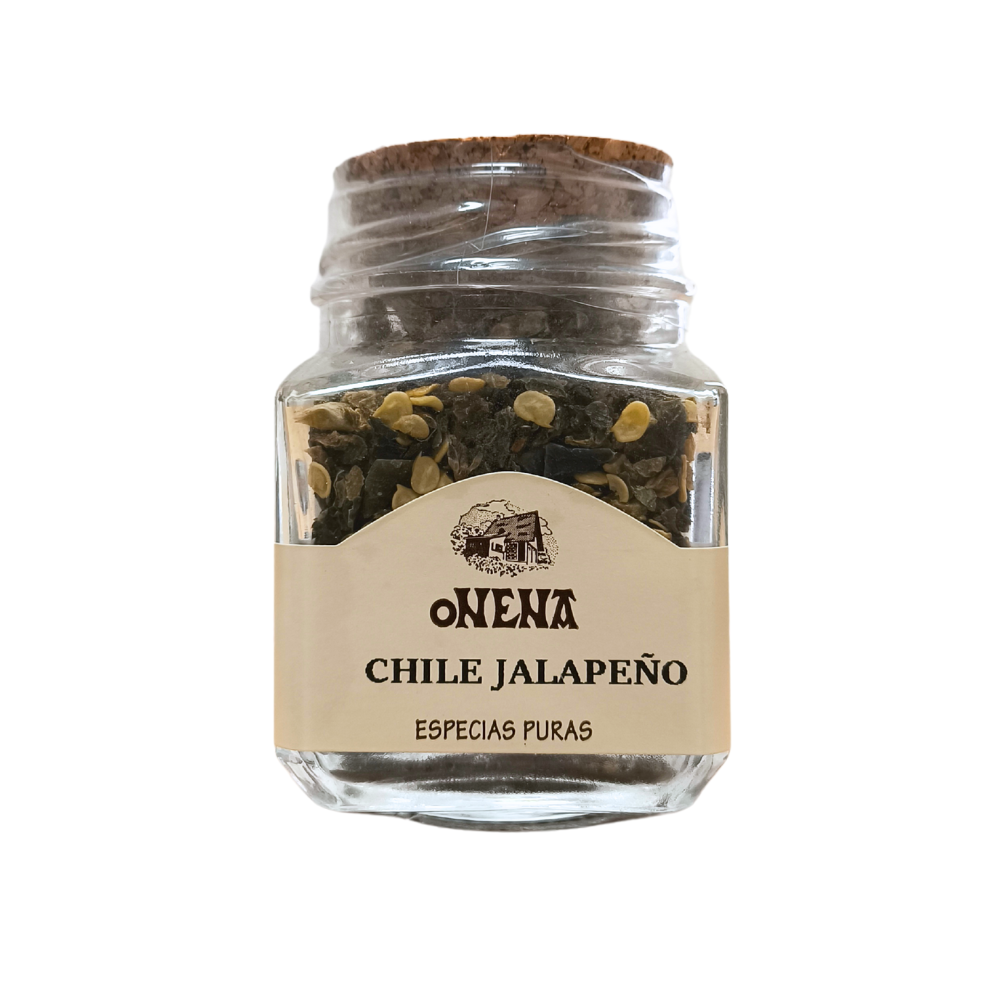 Chile Jalapeño en Tarro de Cristal 25 Gr | ONENA