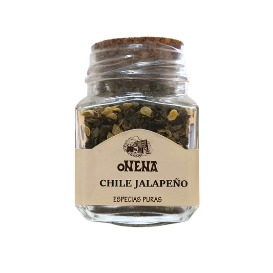 Chile Jalapeño en Tarro de Cristal 25 Gr | ONENA