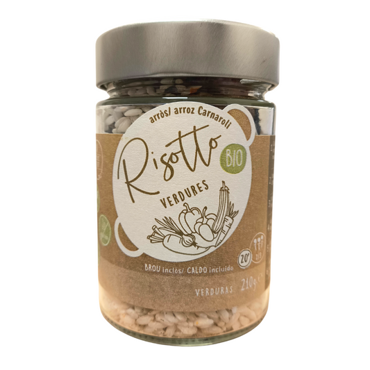 Risotto con Verduras - Arroz Carnaroli Premium 210 Gr