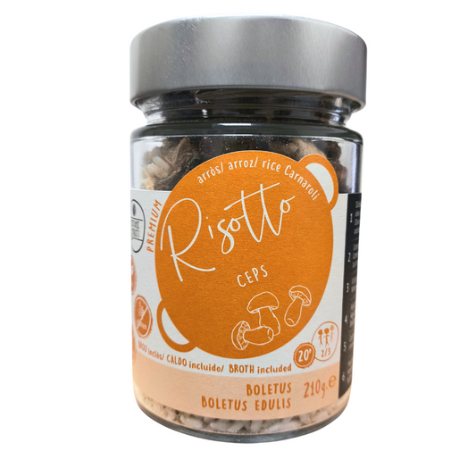 Risotto con Boletus - Arroz Carnaroli Premium 210 Gr | Botanic & Fruits