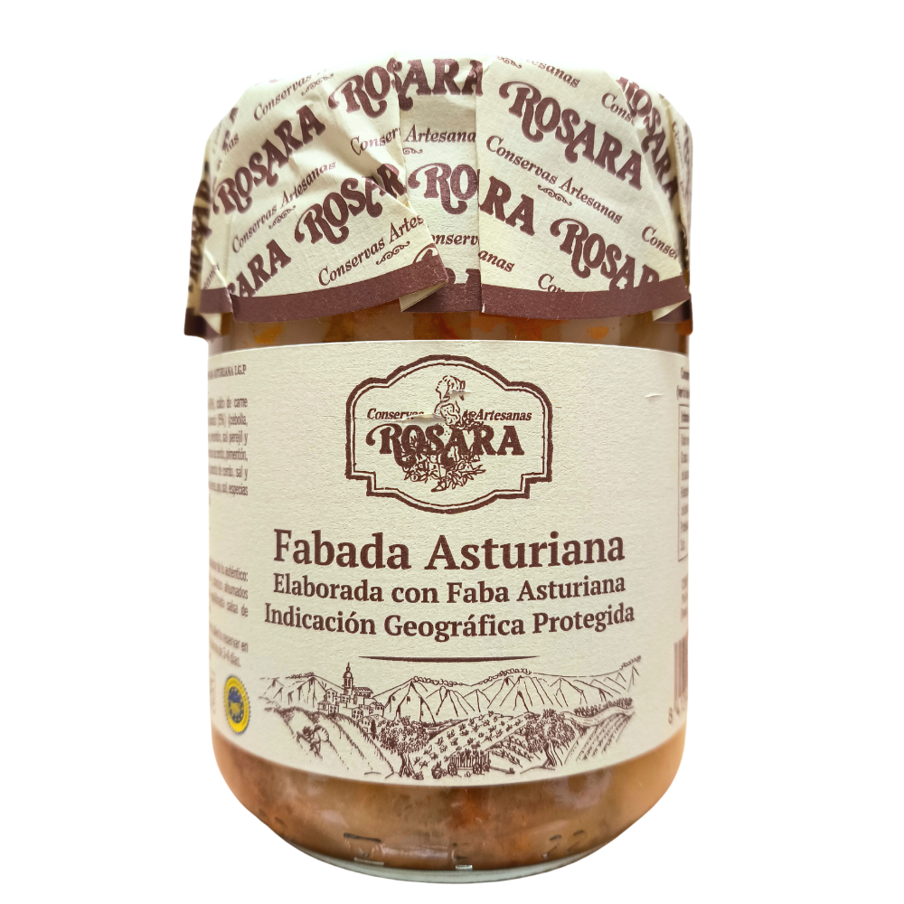 Fabada Asturiana con Compango - Conservas en Bote de Cristal 445 Gr