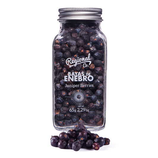 Bayas De Enebro Secas en Taro De Cristal 65 Gr | Regional Co