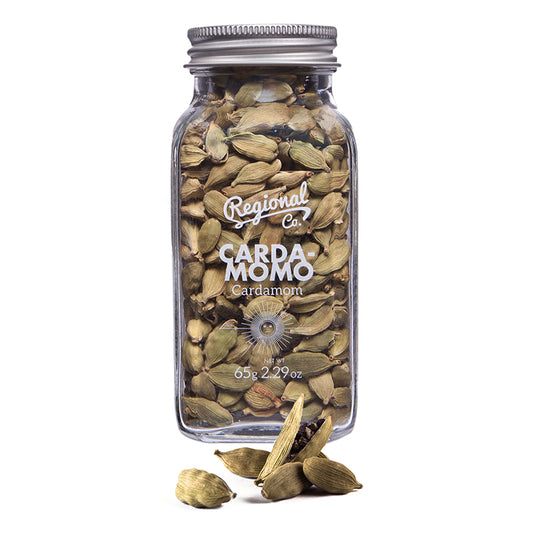 Regional Co | Cardamomo Entero en Bote de Cristal 65 Gr | Regional Co