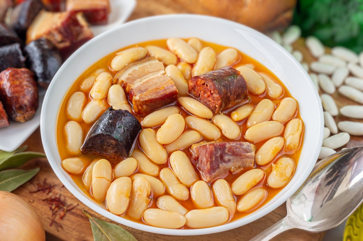 Fabada Asturiana con Compango - Conservas en Bote de Cristal 445 Gr